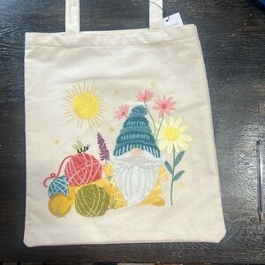 Brand-new 14 x 15 heavy-duty canvas embroidered bag!